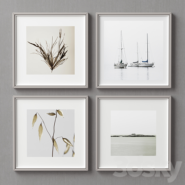 Picture Frames Set -201 3DSMax File - thumbnail 3