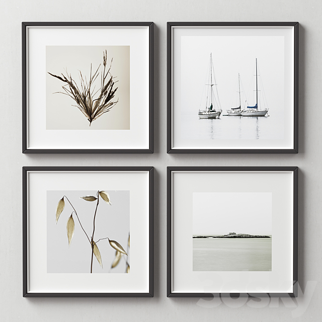 Picture Frames Set -201 3DSMax File - thumbnail 4