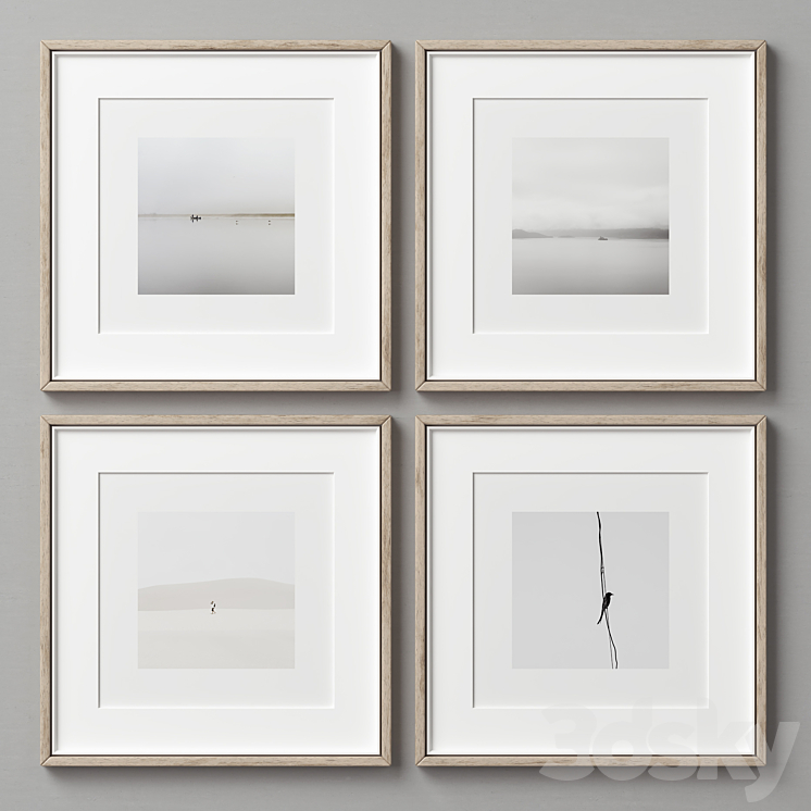 Picture Frames Set -206 3DS Max - thumbnail 1