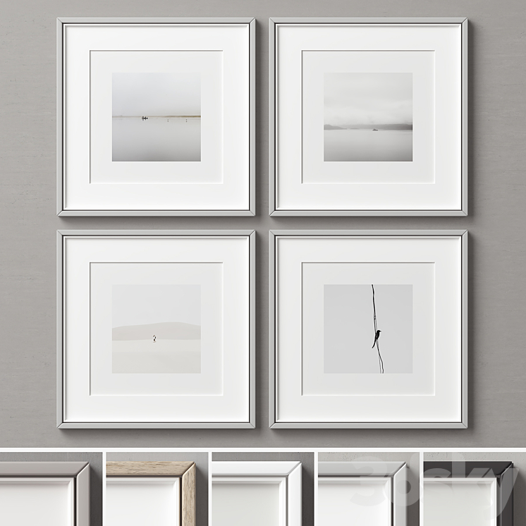 Picture Frames Set -206 3DS Max - thumbnail 2