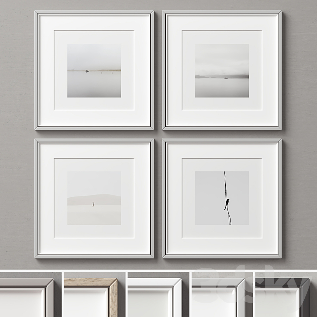 Picture Frames Set -206 3DSMax File - thumbnail 2