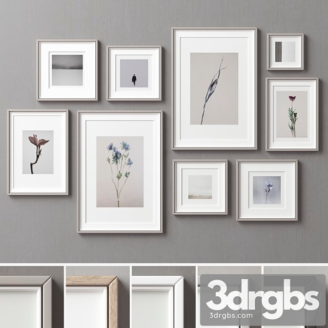 Picture Frames Set 208 3dsmax Download - thumbnail 1