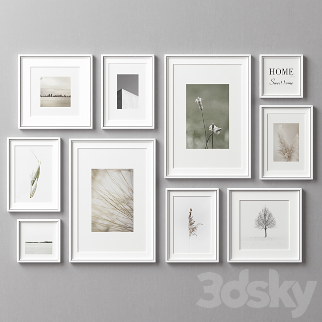 Picture Frames Set -250 3DSMax File - thumbnail 5