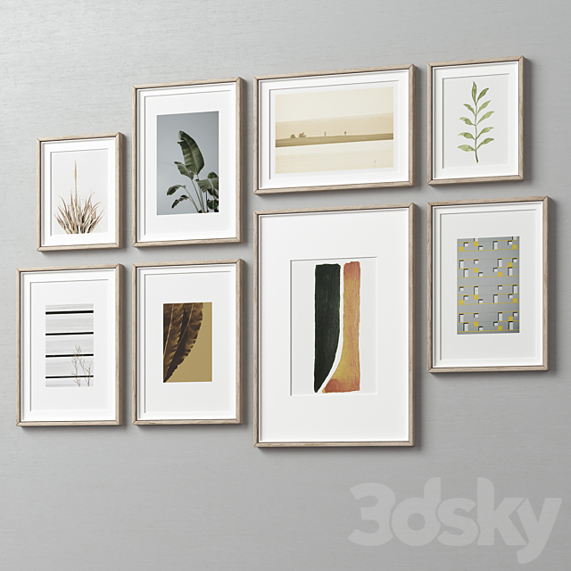 Picture Frames Set -253 3DSMax File - thumbnail 3