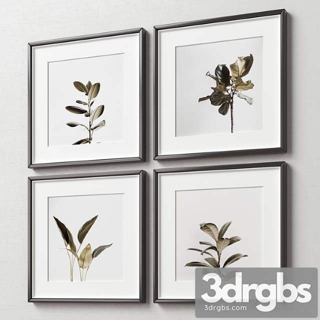 Picture Frames Set 278 3dsmax Download - thumbnail 1