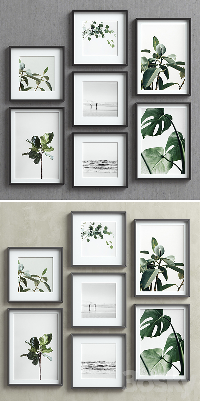 Picture Frames Set-29 3ds Max - thumbnail 2