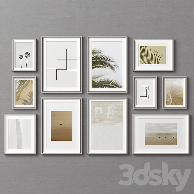 Picture Frames Set -291 3DSMax File - thumbnail 5