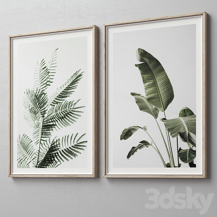 Picture Frames Set -320 3DS Max Model - thumbnail 2