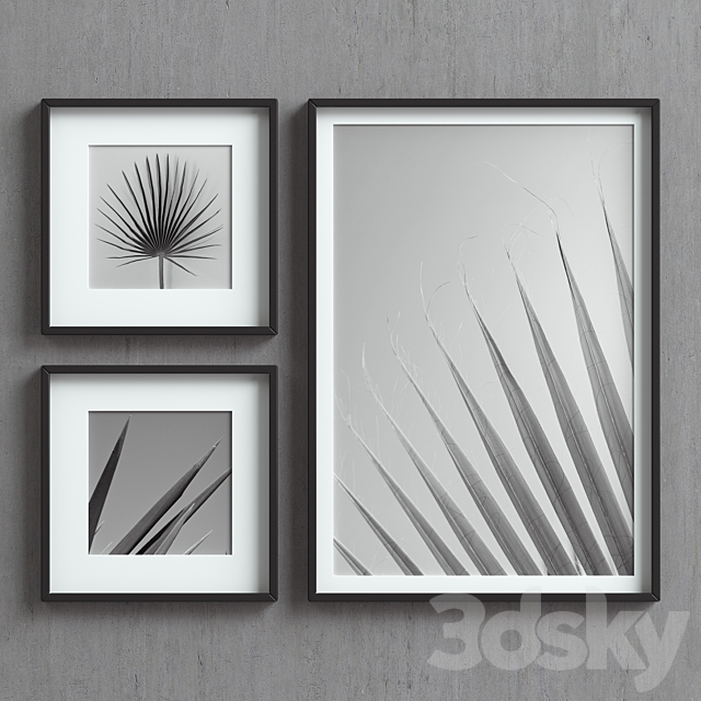 Picture Frames Set-37 3ds Max - thumbnail 1