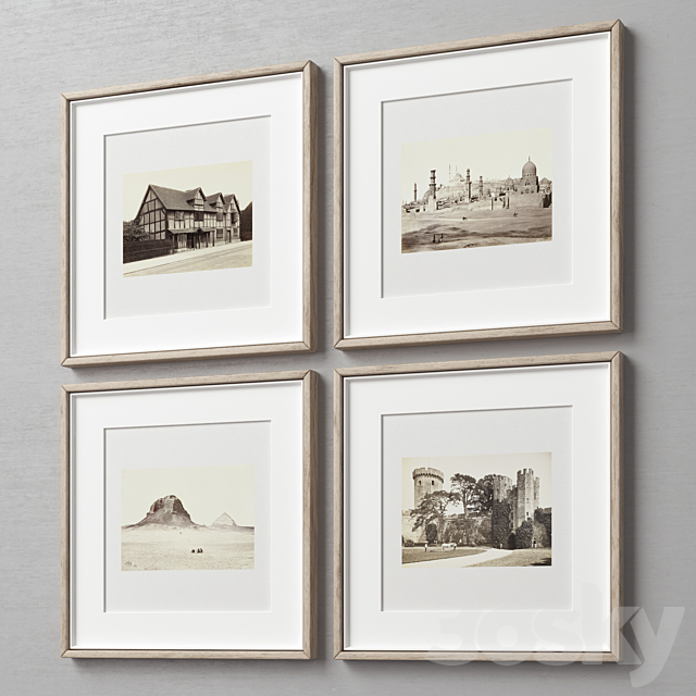 Picture Frames Set-402 3ds Max - thumbnail 2