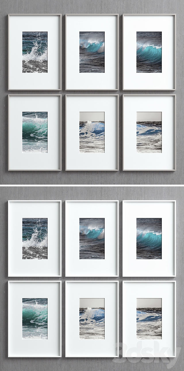 Picture Frames Set-42 3ds Max - thumbnail 2