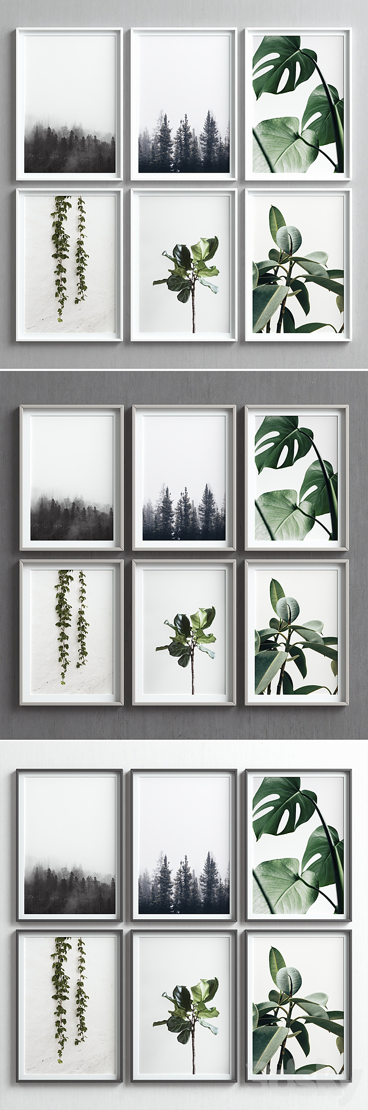 Picture Frames Set-47 3DS Max - thumbnail 2