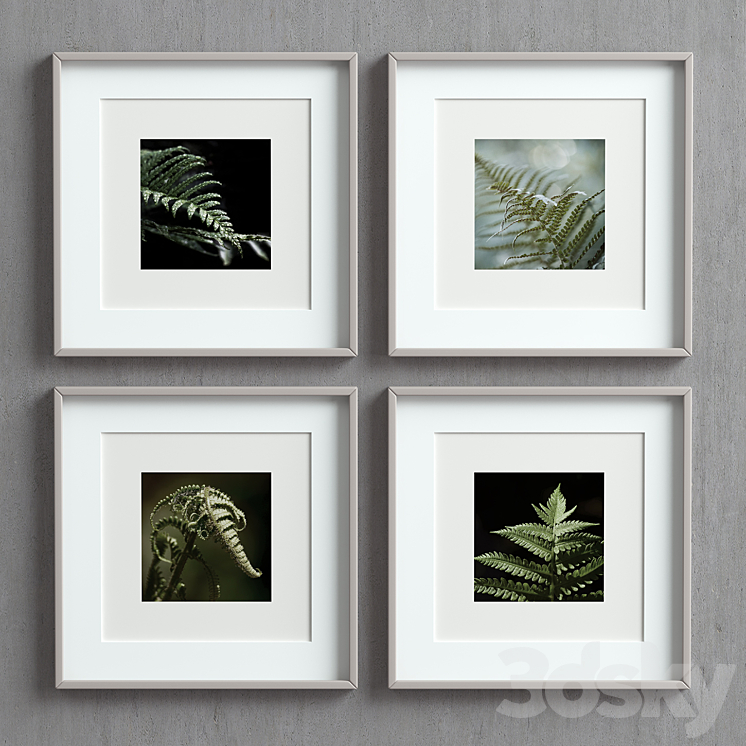 Picture Frames Set-50 3DS Max - thumbnail 1