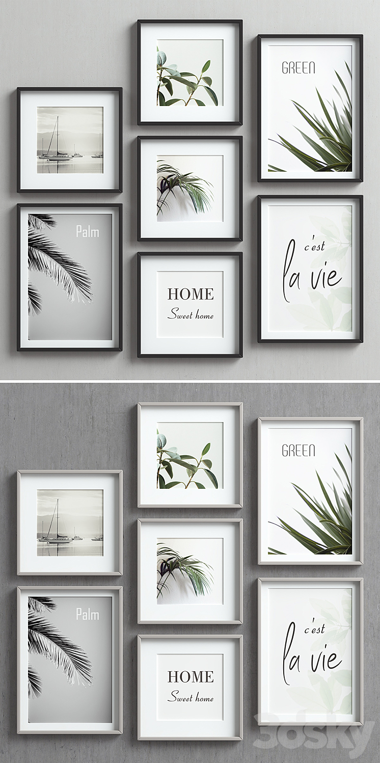 Picture Frames Set-57 3DS Max - thumbnail 2