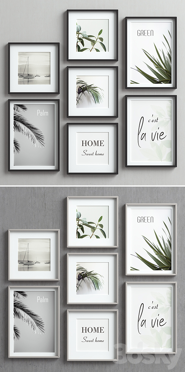 Picture Frames Set-57 3DSMax File - thumbnail 2