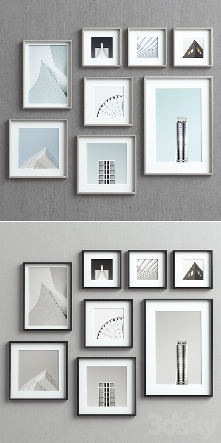 Picture Frames Set-58 3DS Max - thumbnail 2