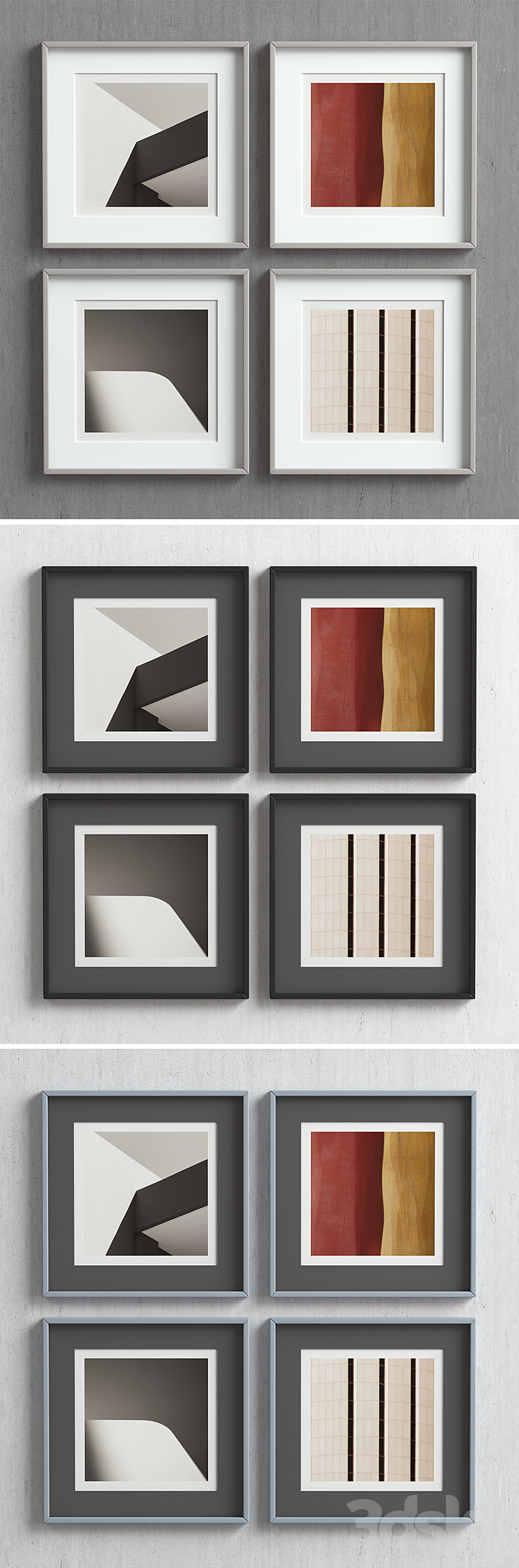 Picture Frames Set-70 3DS Max - thumbnail 2