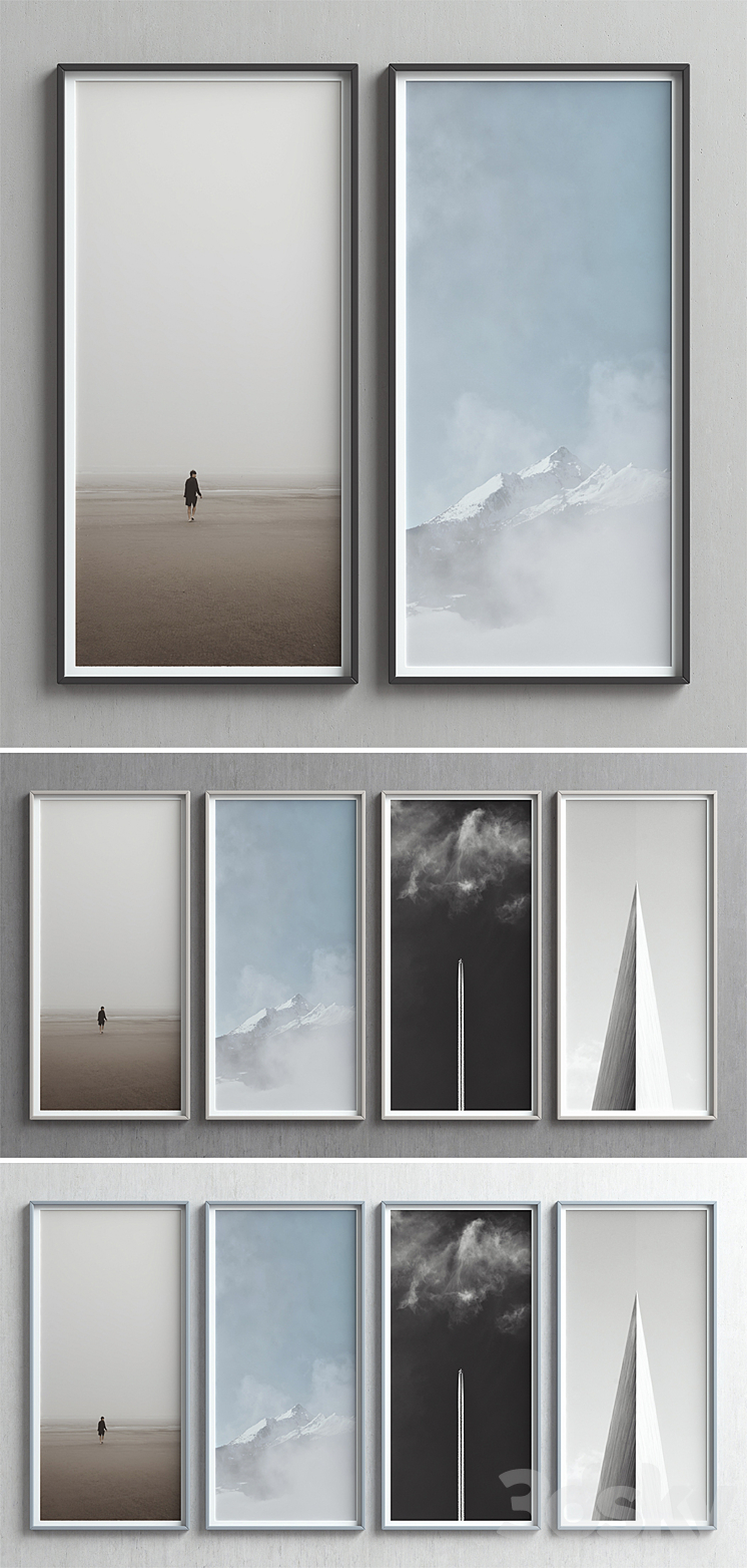 Picture Frames Set-75 3DS Max - thumbnail 2