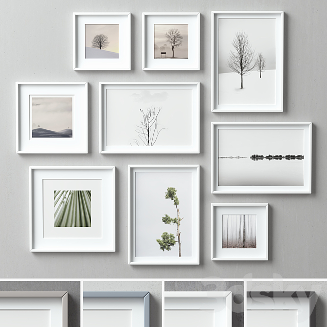 Picture Frames Set-87 3DSMax File - thumbnail 1