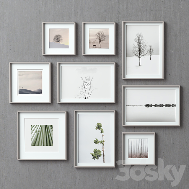 Picture Frames Set-87 3DSMax File - thumbnail 2