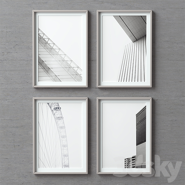 Picture Frames Set-89 3DSMax File - thumbnail 2