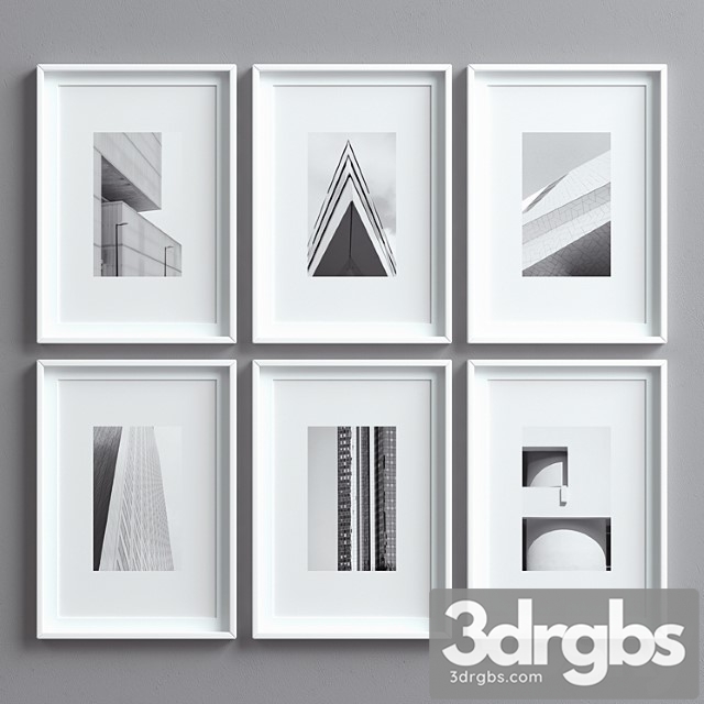 Picture frames set -9 3dsmax Download - thumbnail 1