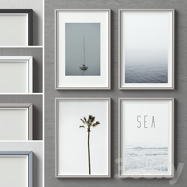 Picture Frames Set-90 3DSMax File - thumbnail 1