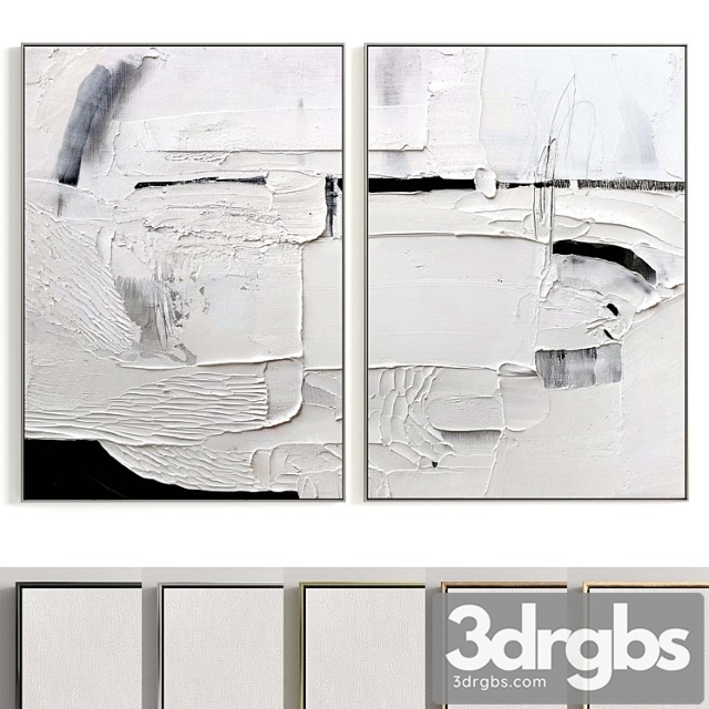 Plaster Two Photo Frame R 142 3dsmax Download - thumbnail 1