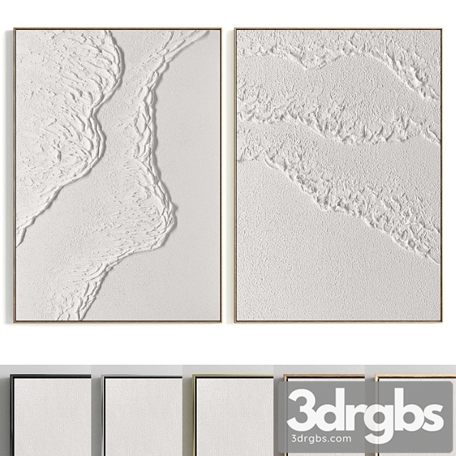 Plaster Two Photo Frames T 455 3dsmax Download - thumbnail 1