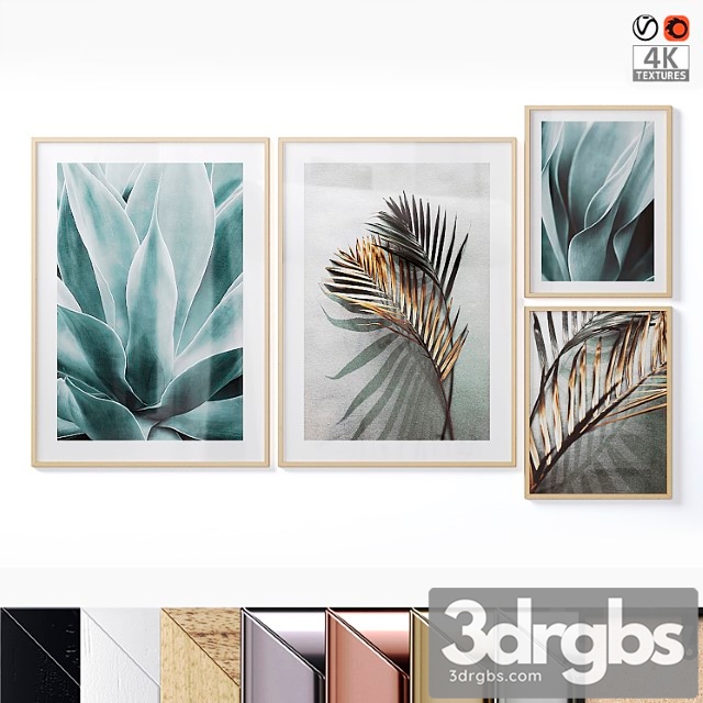 Poster set 13 3dsmax Download - thumbnail 1