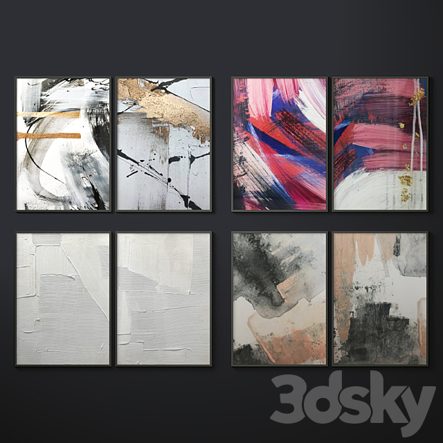 Poster Set “AH Abstract” 3ds Max - thumbnail 2