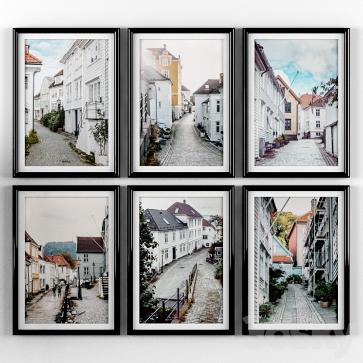 Posters: Bergen Norway 3DS Max - thumbnail 1