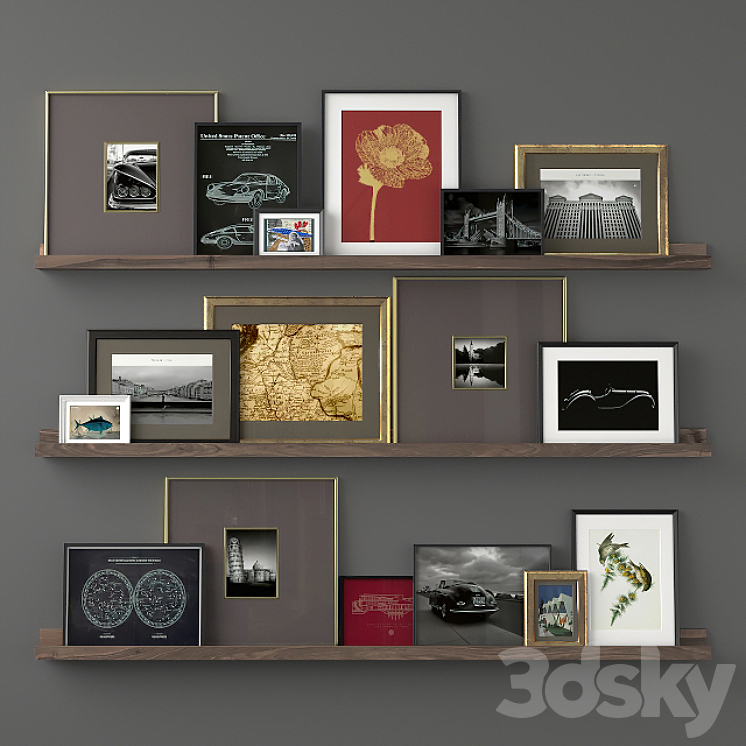 Posters On The Shelves 04 3DS Max - thumbnail 2