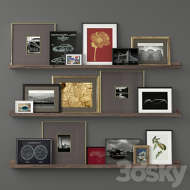 Posters On The Shelves 04 3DSMax File - thumbnail 2