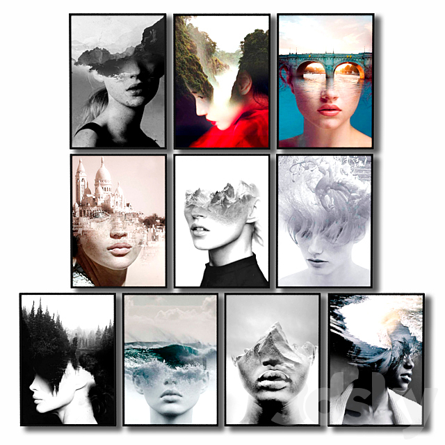 Posters with hallucinations by Antonio Mora. 3ds Max - thumbnail 2