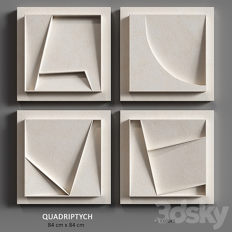 QUADRIPTYCH 3DS Max - thumbnail 1