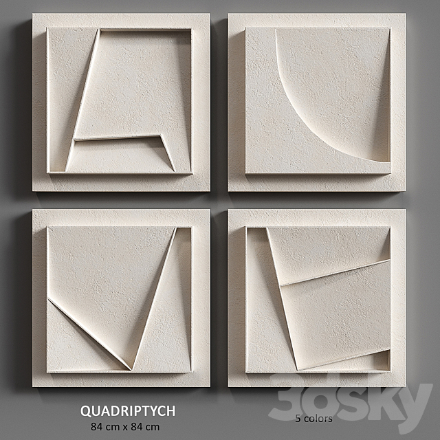 QUADRIPTYCH 3DSMax File - thumbnail 1