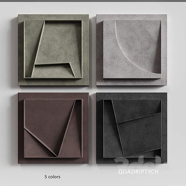 QUADRIPTYCH 3DSMax File - thumbnail 3