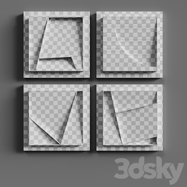 QUADRIPTYCH 3DSMax File - thumbnail 4