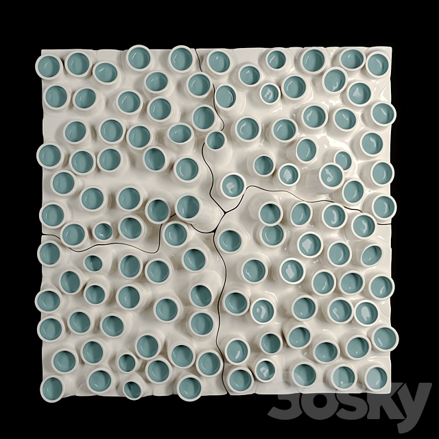 Razz Ma Tazz No. 1 _ ceramic wall 3DSMax File - thumbnail 1