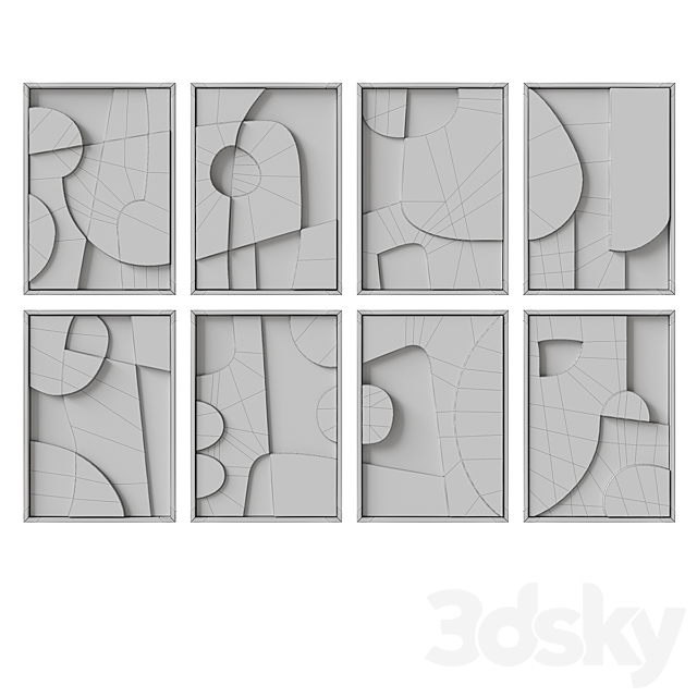 Relief # 21 COMPLETE SET 3DSMax File - thumbnail 3