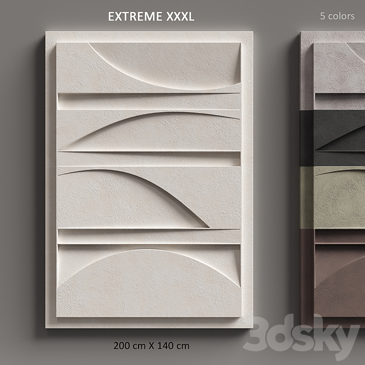 Relief EXTREME XXXL 3DS Max - thumbnail 1