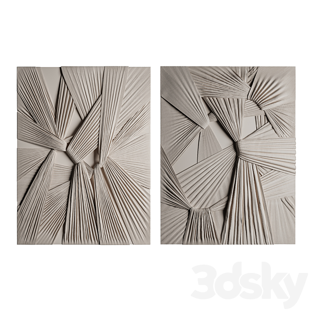 Relief panel 3DS Max Model - thumbnail 3