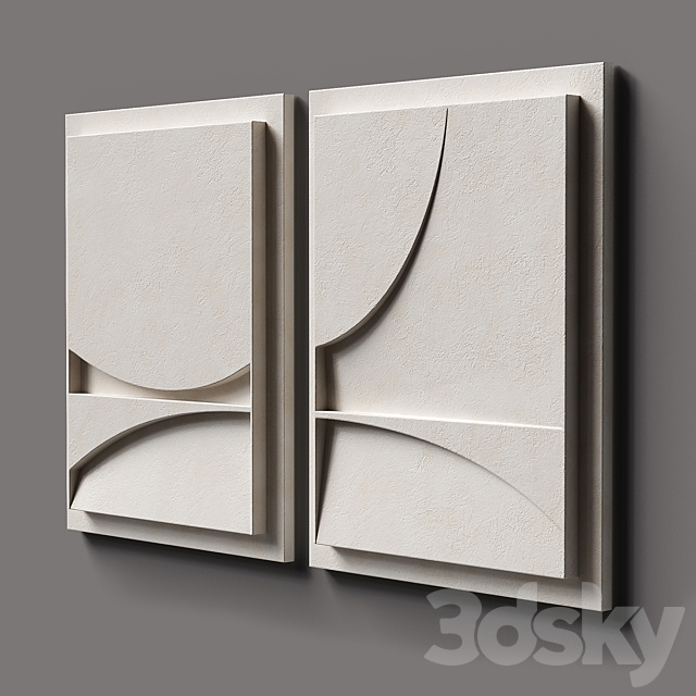 Relief Sand Pair 3DSMax File - thumbnail 2