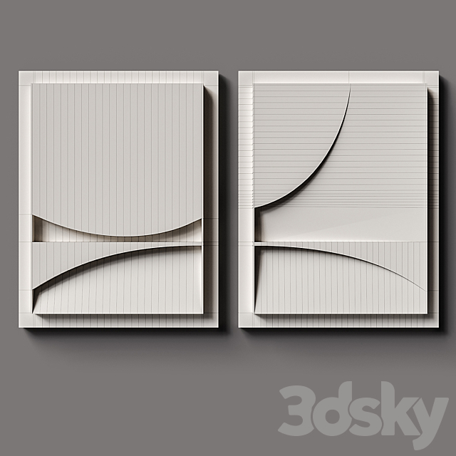 Relief Sand Pair 3DSMax File - thumbnail 4