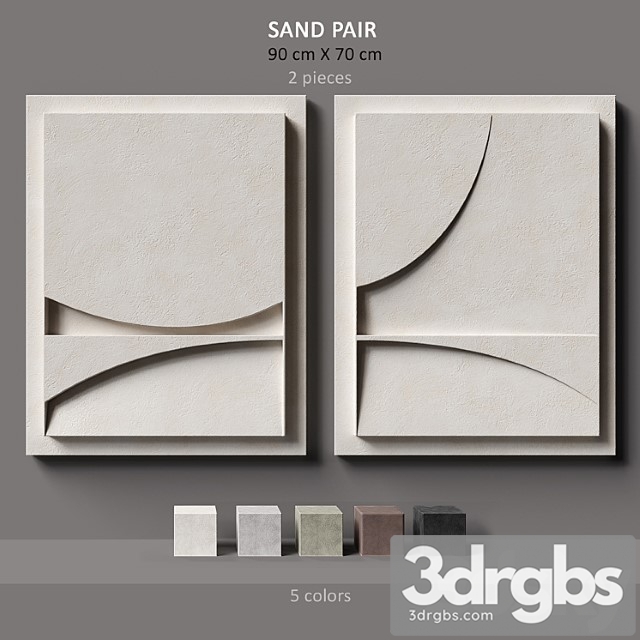 Relief sand pair - thumbnail 1