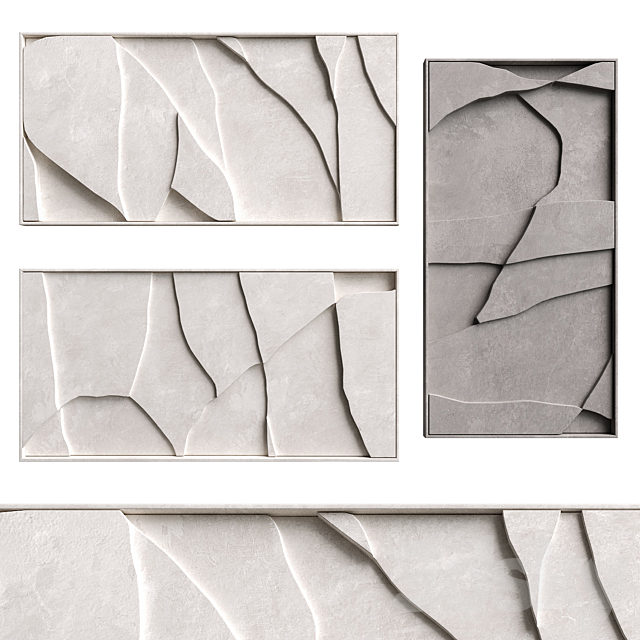 Relief Triptych no 12 3ds Max - thumbnail 1