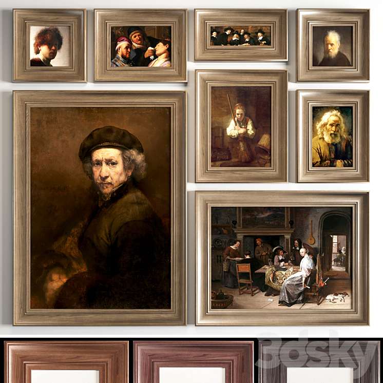 Rembrandt harmenszoon van rijn 3DS Max Model - thumbnail 1