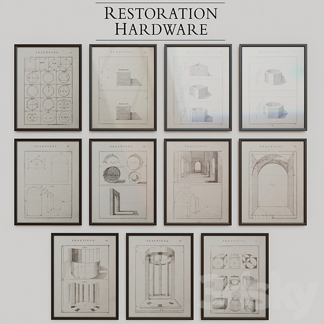 RH The practice of perspective 18c. etches 3DSMax File - thumbnail 1