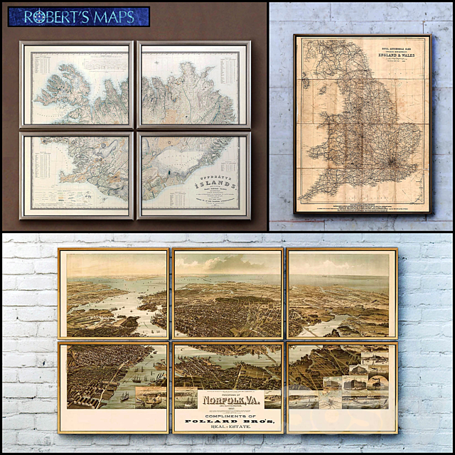 Roberts Maps – set 9 3DSMax File - thumbnail 1
